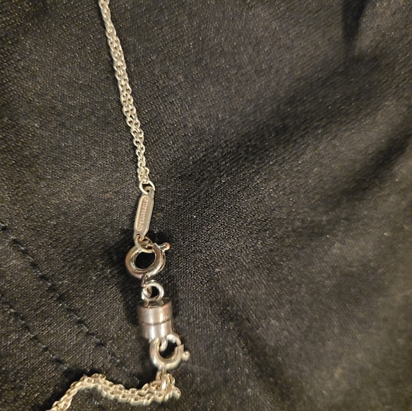 Tiffany & Co. Silver Blue Box Necklace - Picture 3 of 3